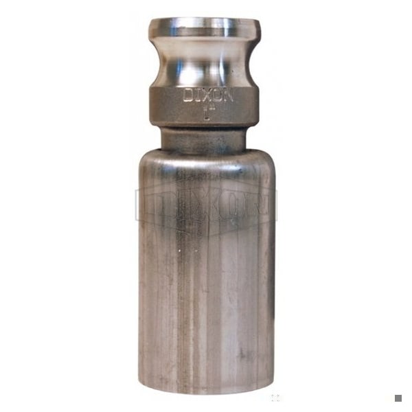 Boss-Lock Type E Cam and Groove Swaged Adapter with Ferrule, 3/4 in, 316 SS, Domestic